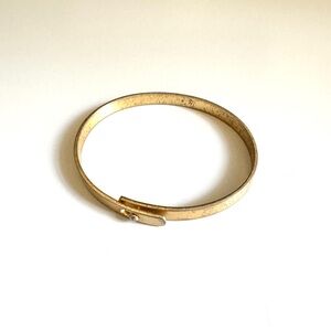 Vintage Gold Metal Bangle